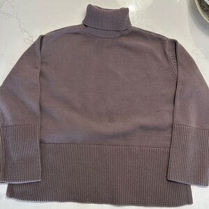 GAP Women's Turtleneck Sweater - mocha